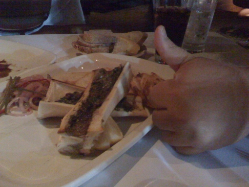 Roasted Marrow elicits a thumbs up.