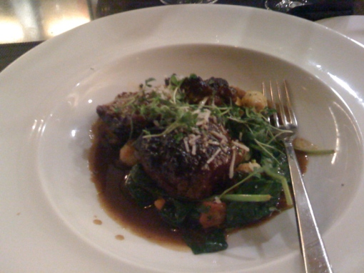 Veal Cheeks.  You won't really need your muscles of mastication either.